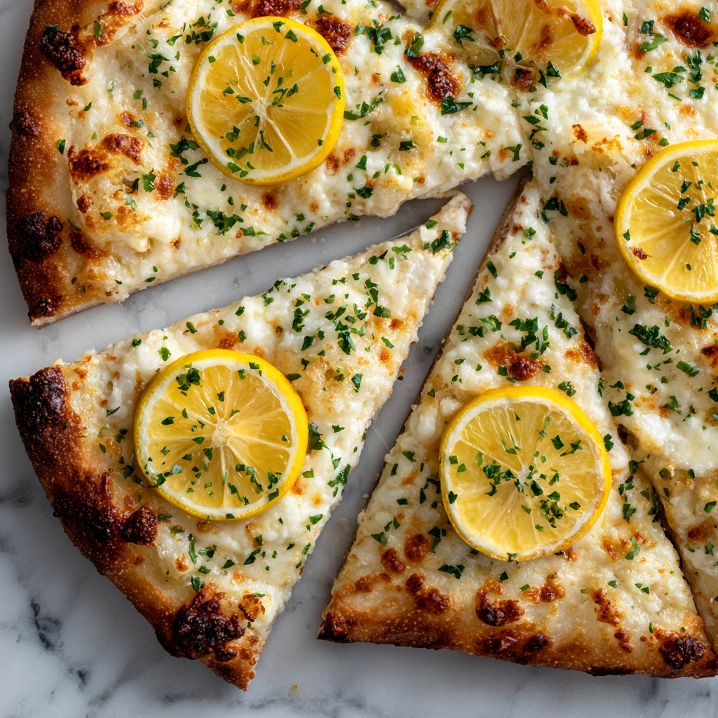 Lemon Pizza: A Refreshing Homemade Pizza Recipe - Recipe Image