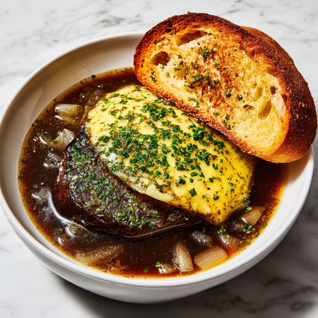 French Onion Beef Short Rib Soup Recipe - Recipe Image