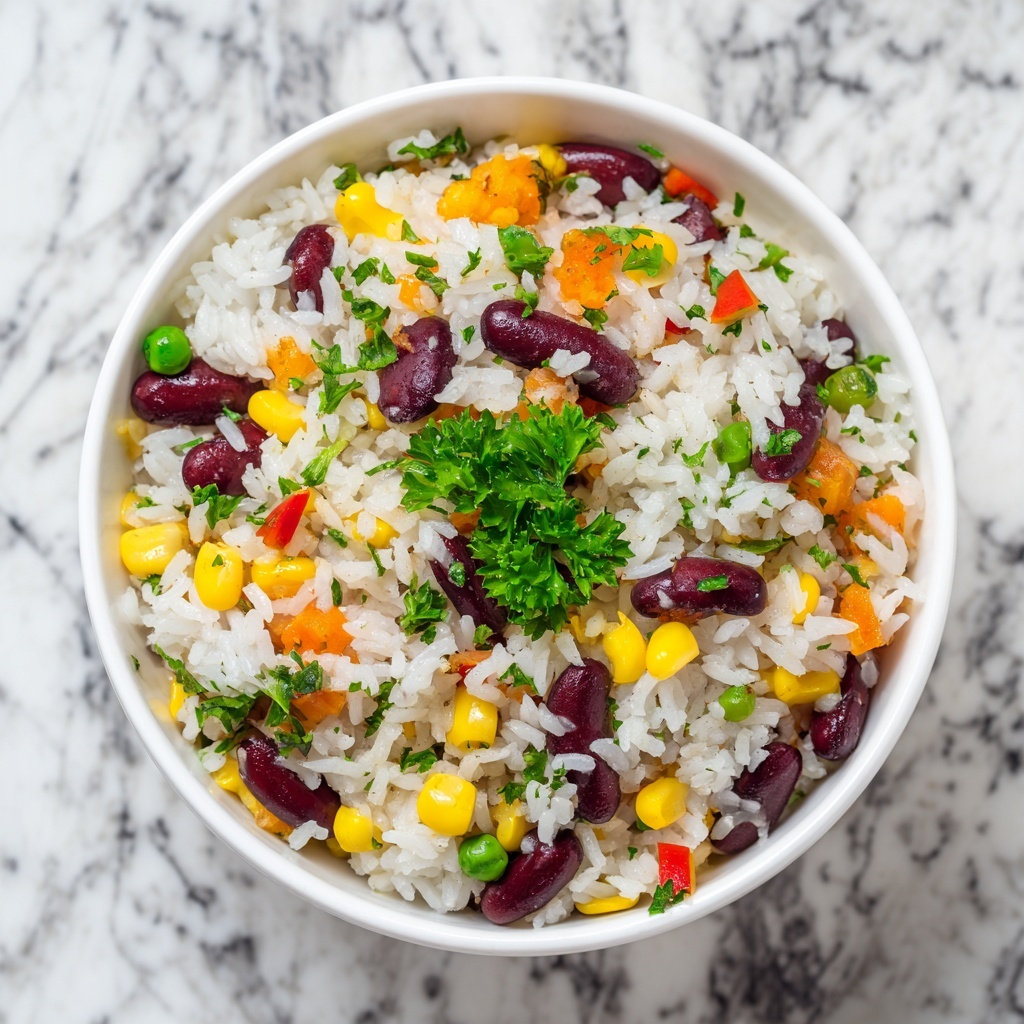 Very Veggie Rice and Beans Recipe - Recipe Image