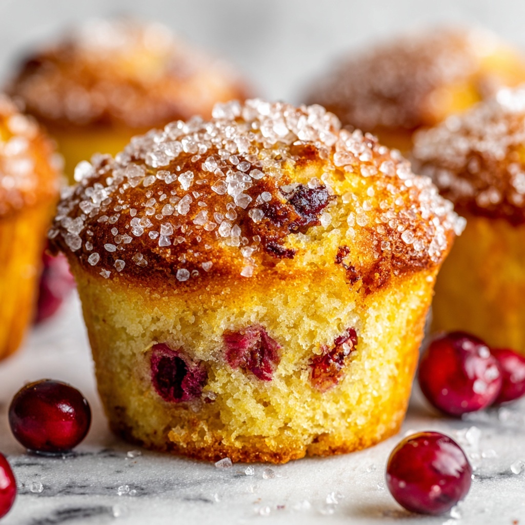 Ricotta Cranberry Orange Muffins Recipe - Recipe Image
