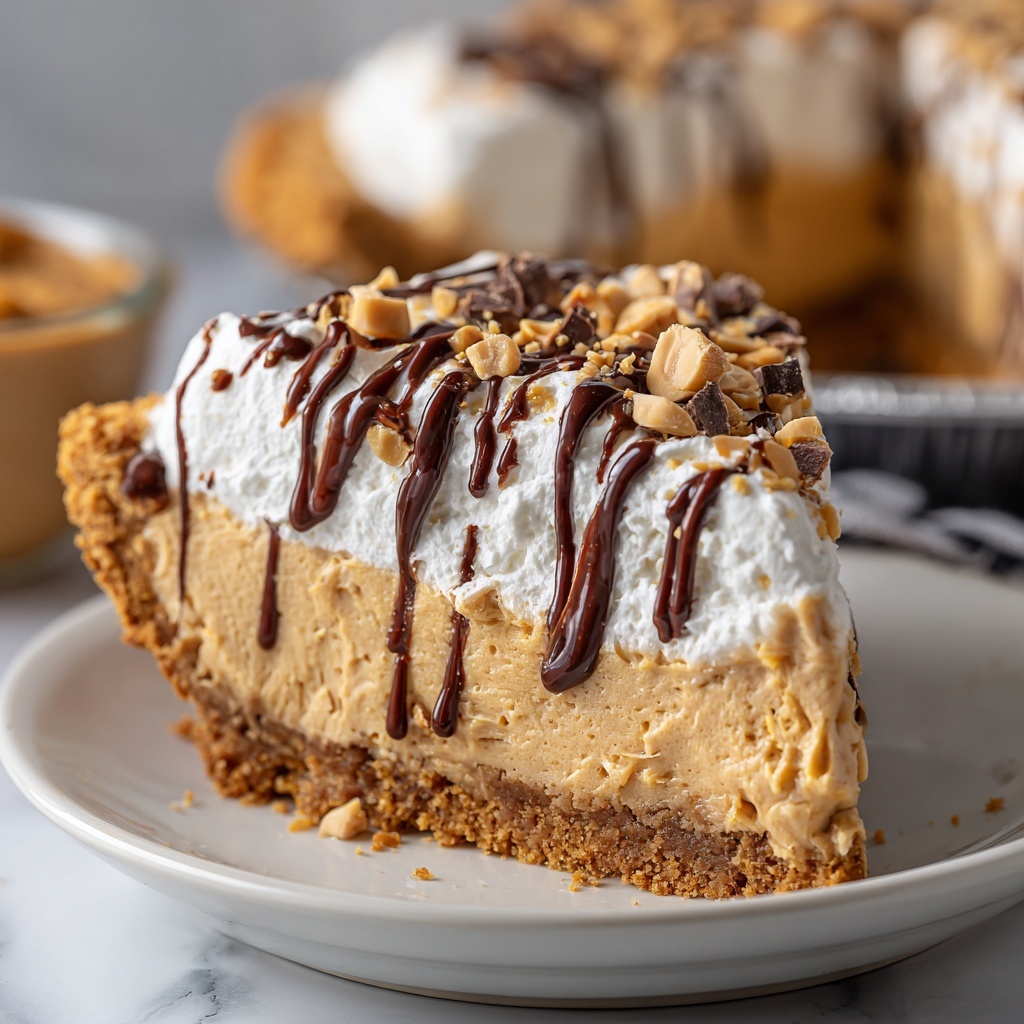 No Bake Peanut Butter Pie Recipe - Recipe Image