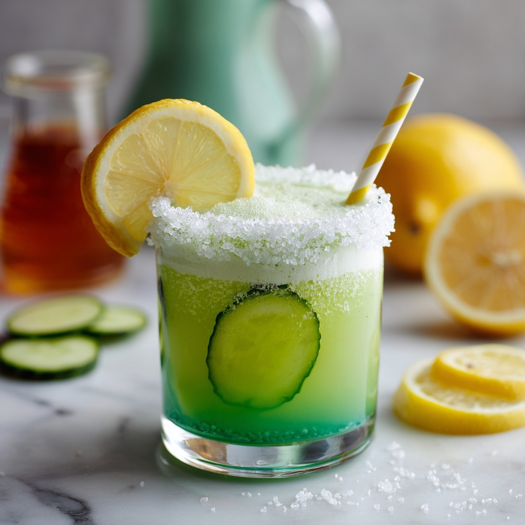 Healthy Cucumber Lemonade Recipe - Recipe Image