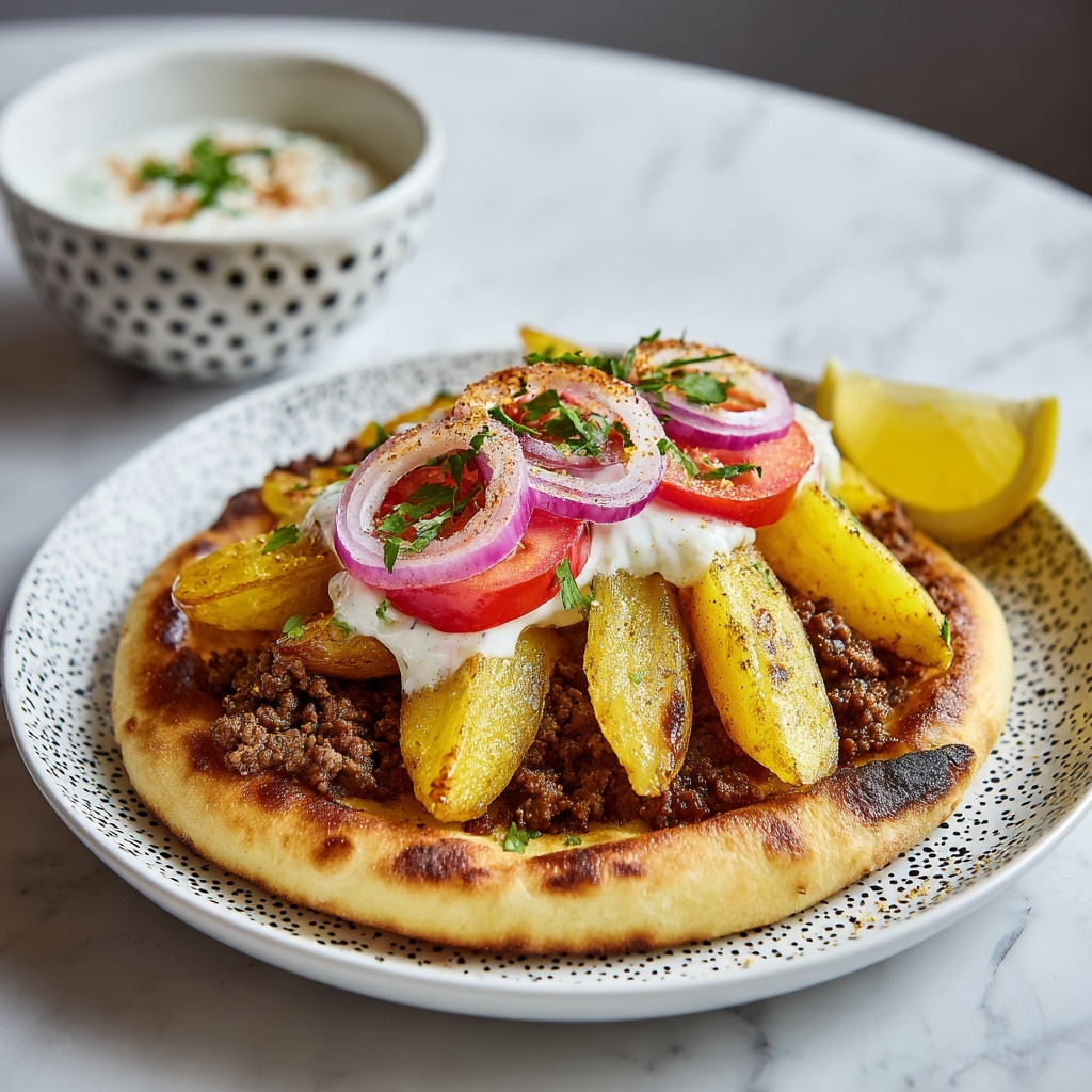 Gyros Smashed Tacos Recipe - Recipe Image