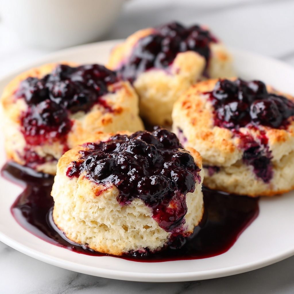 Blueberry Butter Swim Biscuits Recipe - Recipe Image
