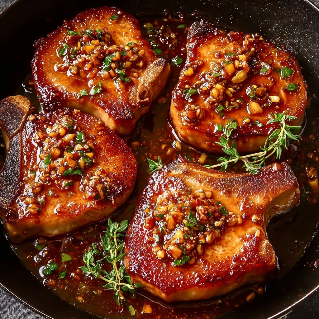Maple Glazed Pork Chops Recipe - Recipe Image