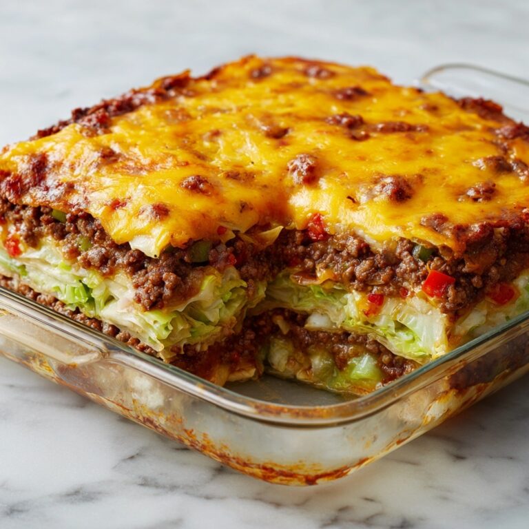 Southern Style Cabbage Beef Bake Recipe