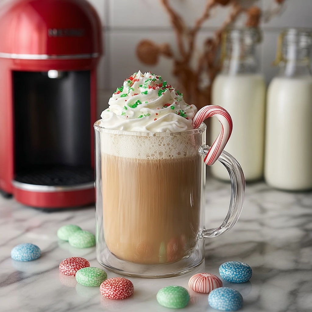 Peppermint Marshmallow Latte Recipe - Recipe Image