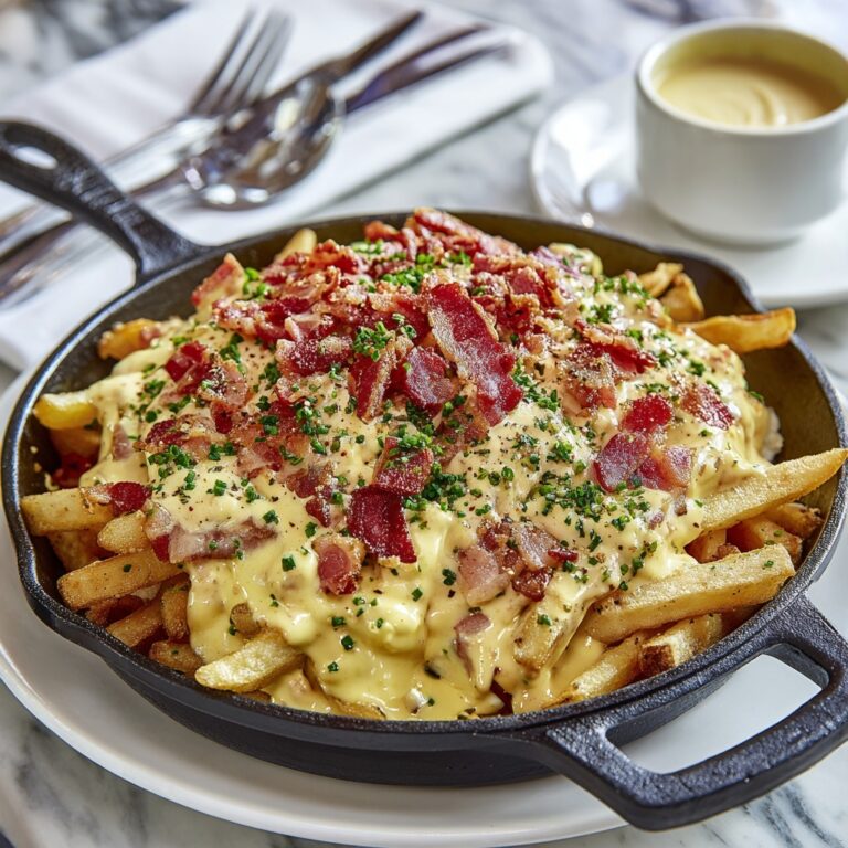 Breakfast Poutine with Hollandaise Sauce Recipe