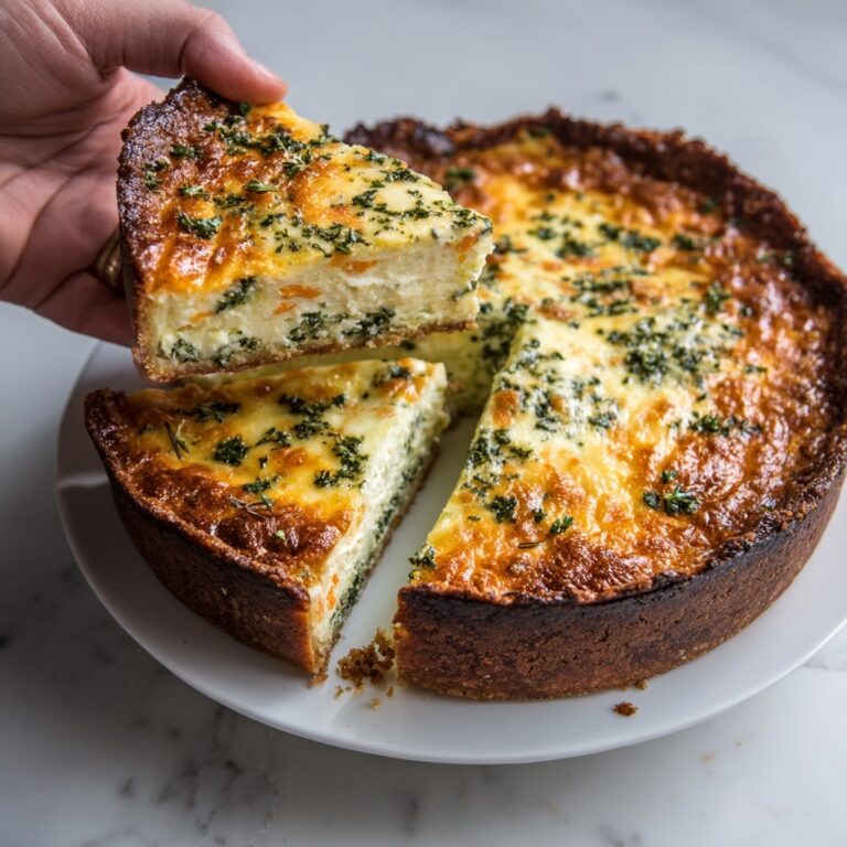 Cottage Cheese Crustless Quiche Recipe