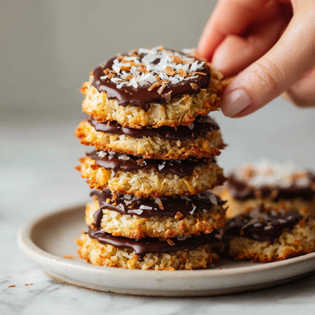No-Bake Samoa Cookies Recipe - Recipe Image