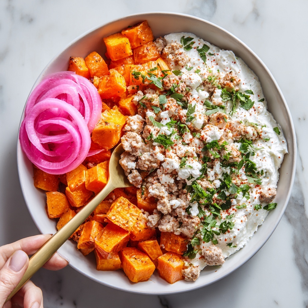 Street Corn Beef and Sweet Potato Bowls Recipe - Recipe Image
