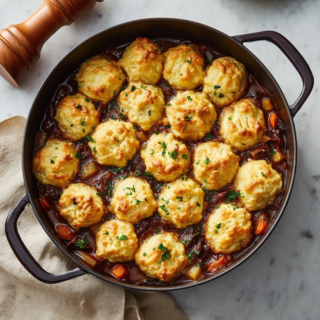 Slow Cooker Beef and Dumplings Recipe - Recipe Image