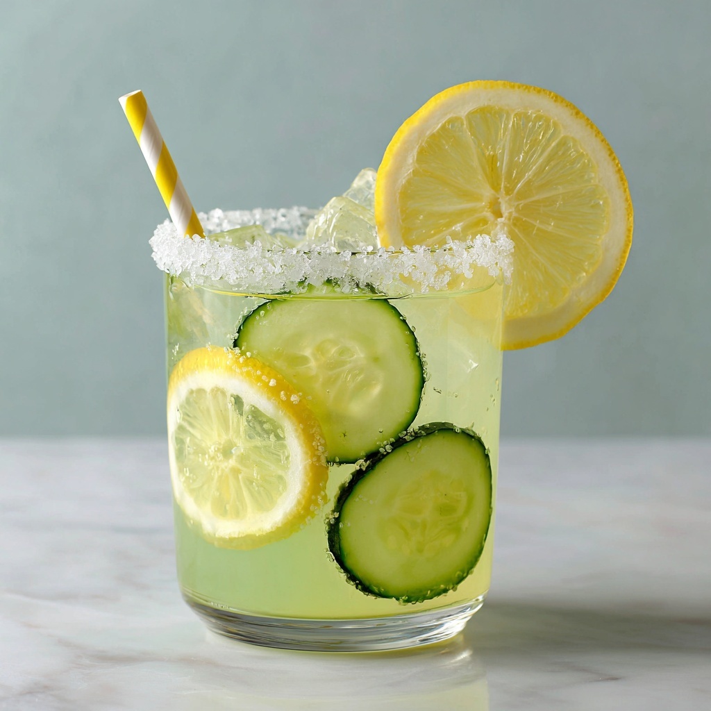 Healthy Cucumber Lemonade Recipe - Recipe Image