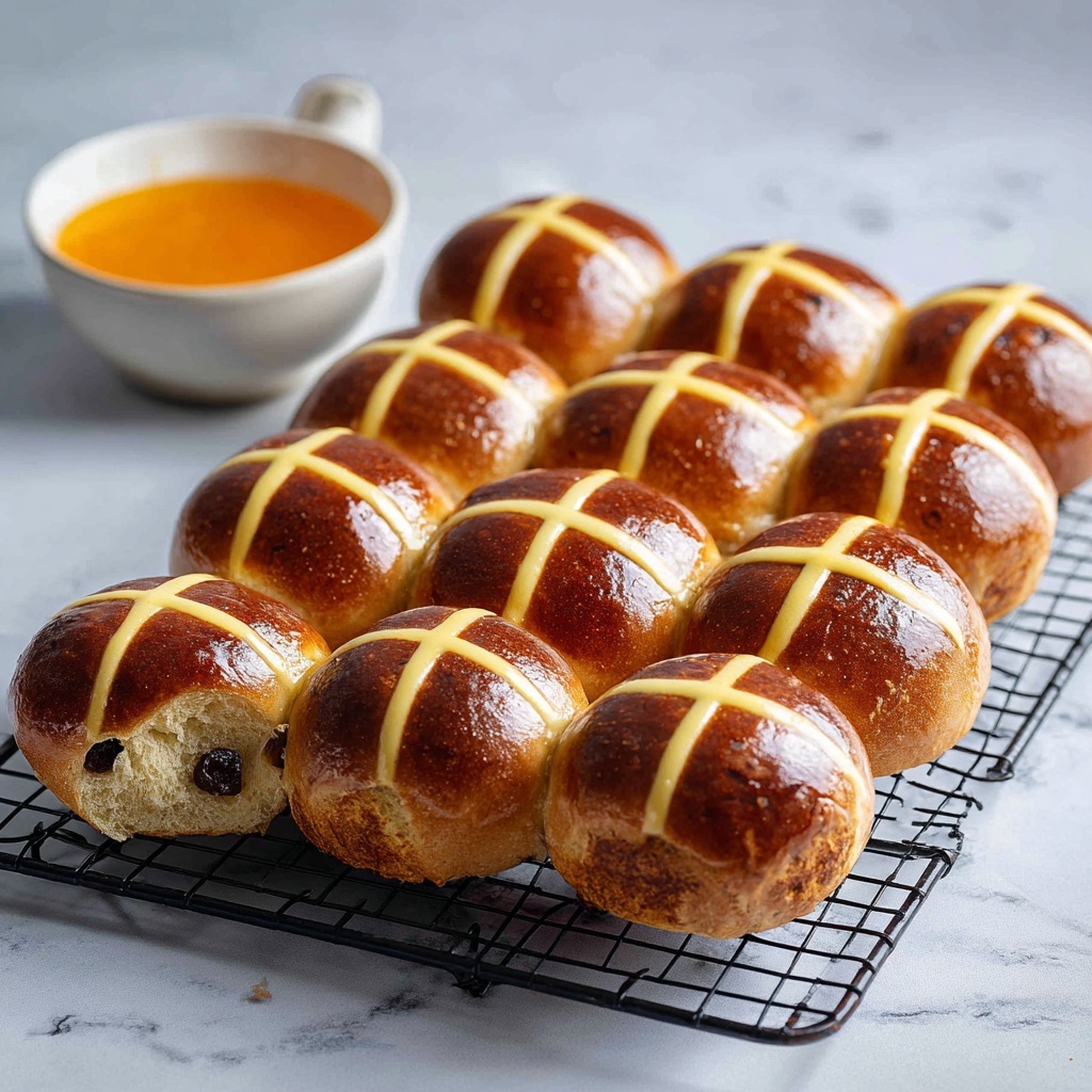 Homemade Hot Cross Buns Recipe - Recipe Image