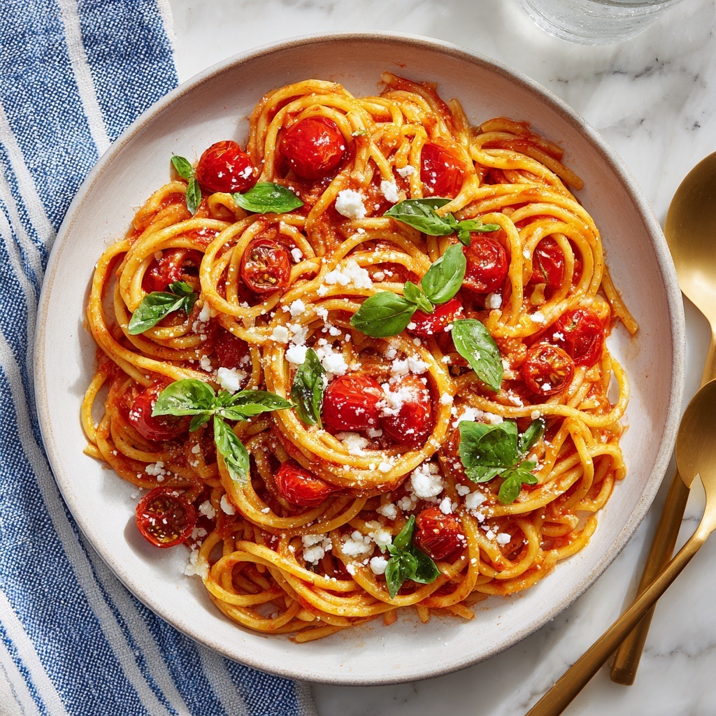 Burst Cherry Tomato Pasta Recipe - Recipe Image