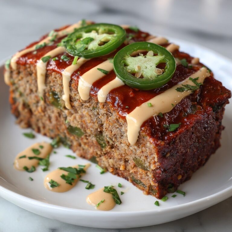 Zesty Spicy Jalapeño Popper Meatloaf – Comfort Food Reinvented Recipe