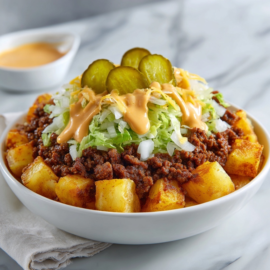Loaded Potato Big Mac Bowl Recipe - Recipe Image
