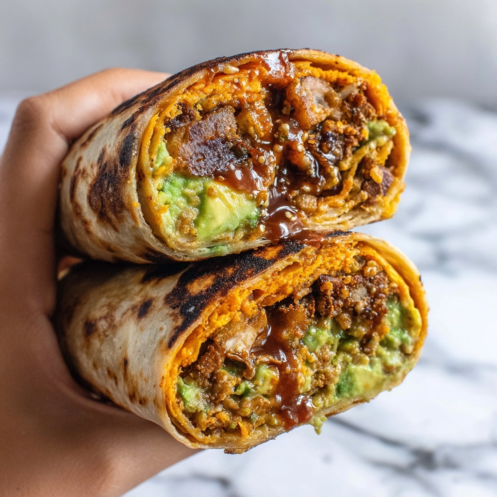 Scallion Pancake with Eggs and Spinach Recipe - Recipe Image