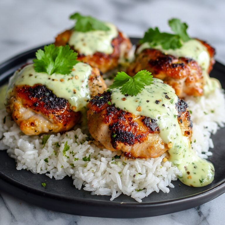 Tomatillo Ranch Chicken with Cilantro and Lime Recipe