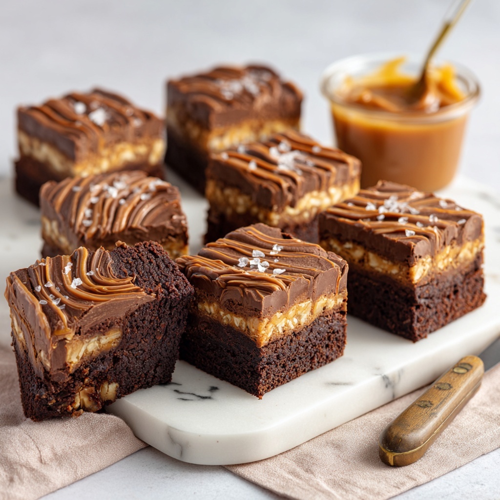 Vegan Peanut Butter Brownies (No Bake) Recipe - Recipe Image