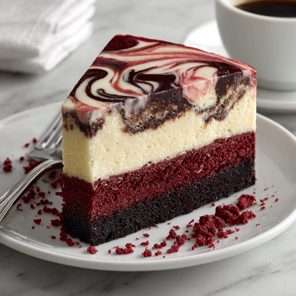 Homemade Red Velvet Cheesecake Recipe - Recipe Image
