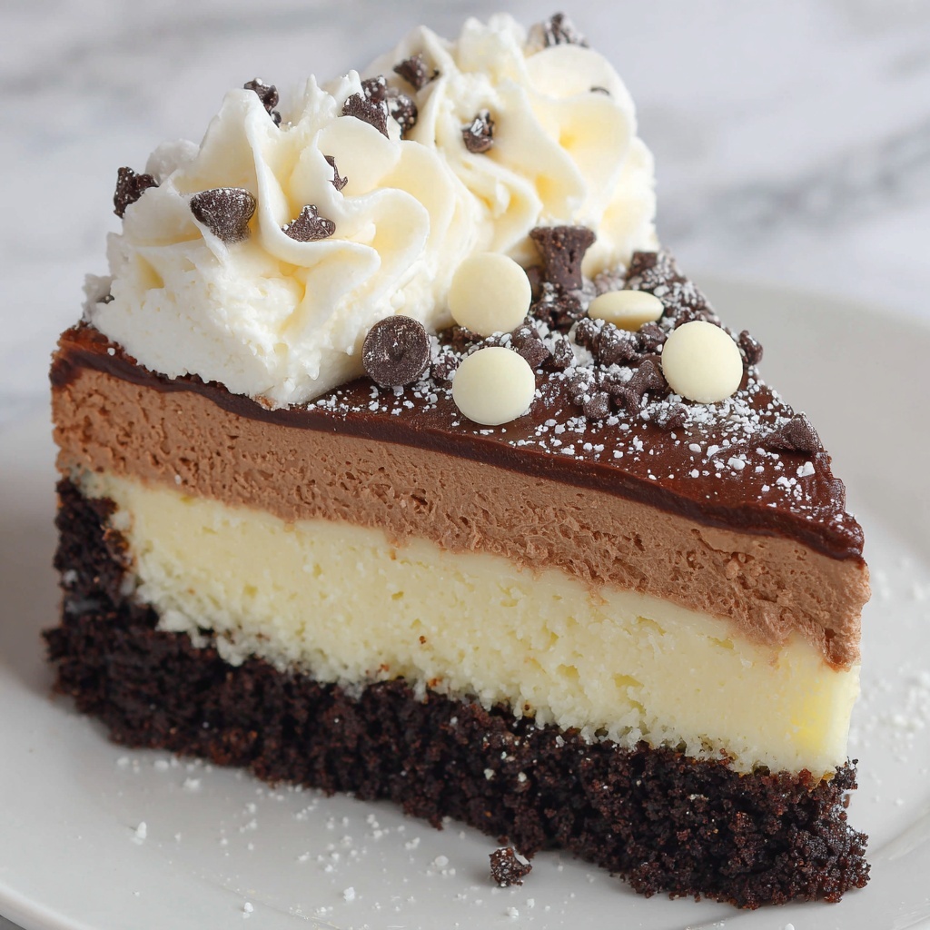 Frozen Hot Chocolate Cheesecake Recipe - Recipe Image