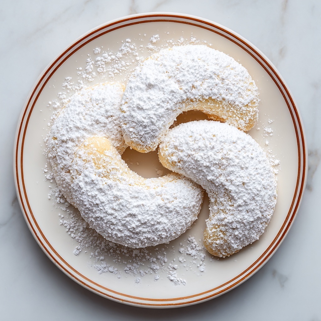 Almond Crescent Cookies Recipe - Recipe Image