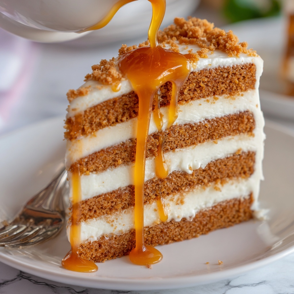 Caramel Crunch Cake Recipe - Recipe Image