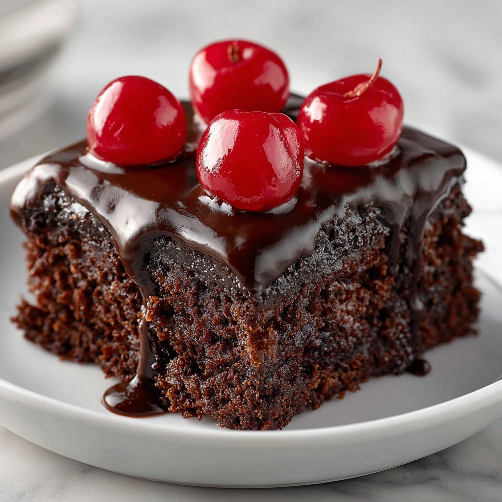 Chocolate Cherry Dump Cake Recipe - Recipe Image