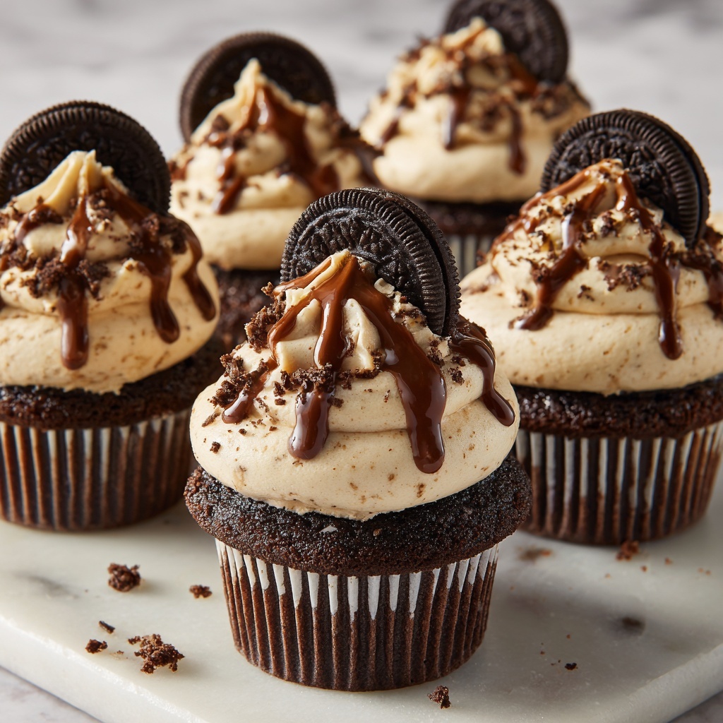 Cookies and Cream Cupcakes Recipe - Recipe Image