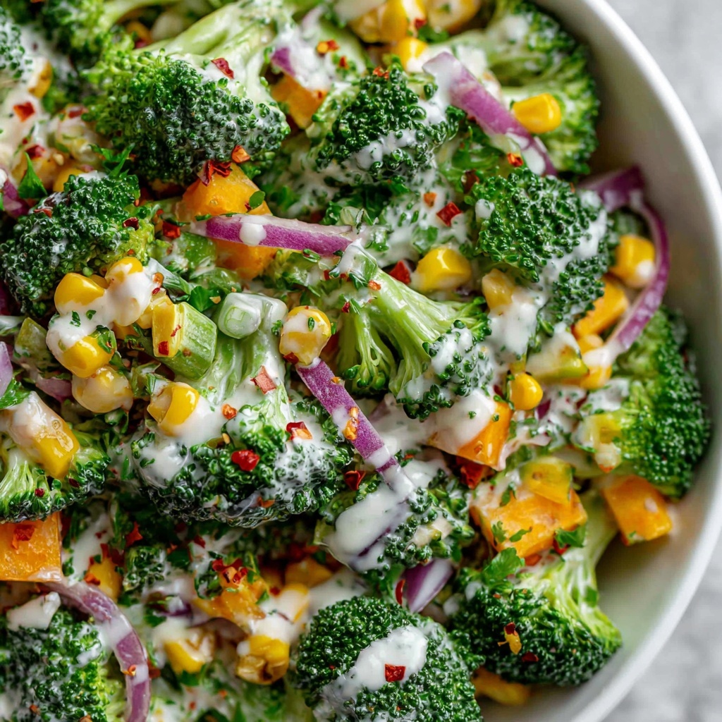 Flavorful Broccoli Salad Supreme Recipe - Recipe Image
