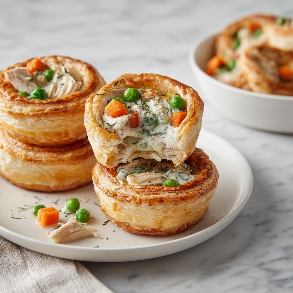 Mini Chicken Pot Pie with Grands Biscuits Recipe - Recipe Image