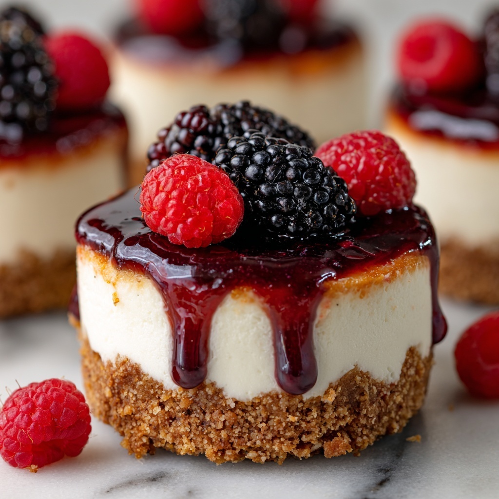 No-Bake Mini Cheesecakes Recipe - Recipe Image