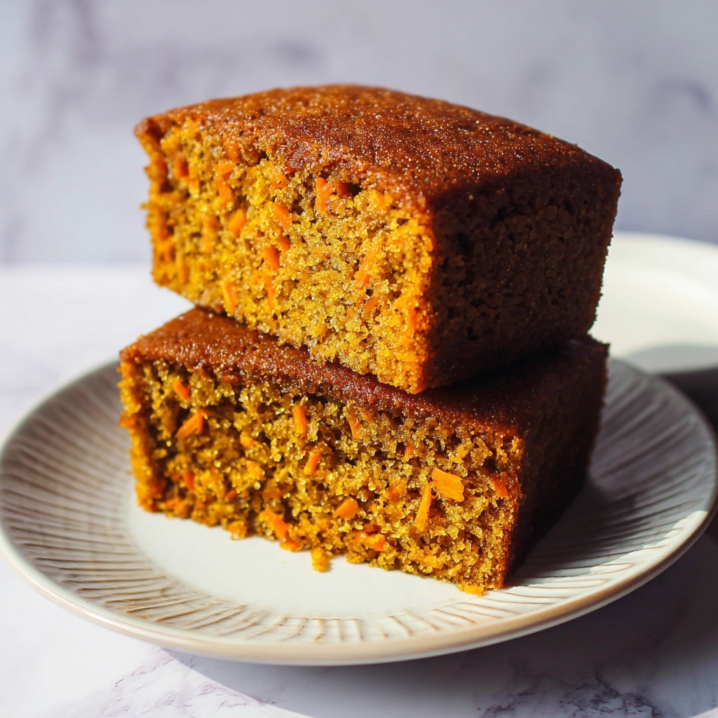 Easy Flourless Oatmeal Carrot Cake Recipe - Recipe Image