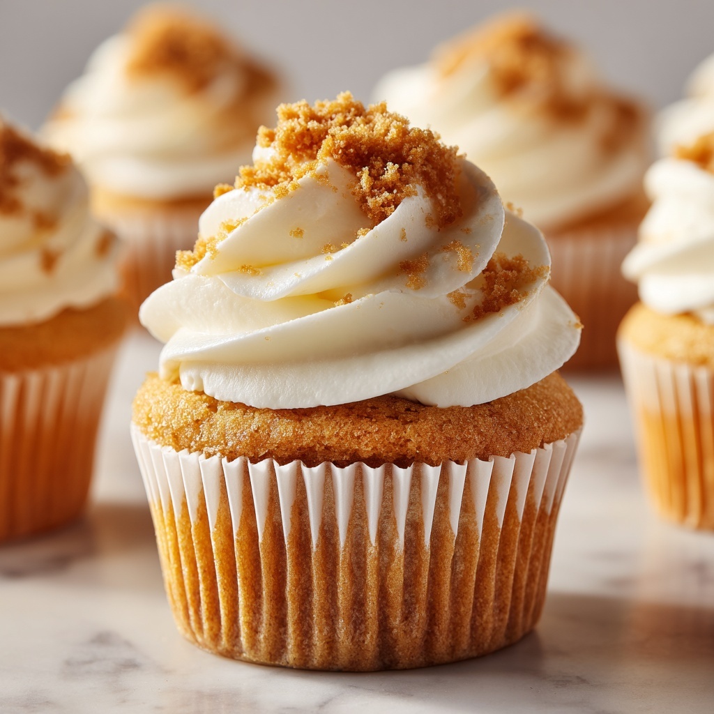 Carrot Cake Cupcakes with Cream Cheese Frosting Recipe - Recipe Image