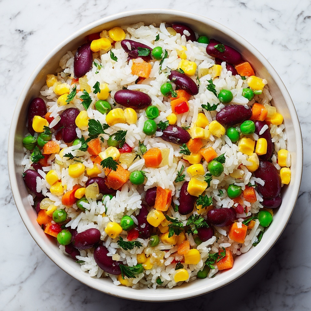 Very Veggie Rice and Beans Recipe - Recipe Image