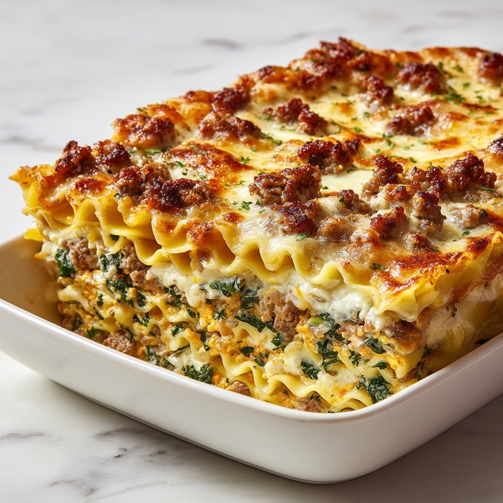 Butternut Squash and Spinach Lasagna Recipe - Recipe Image