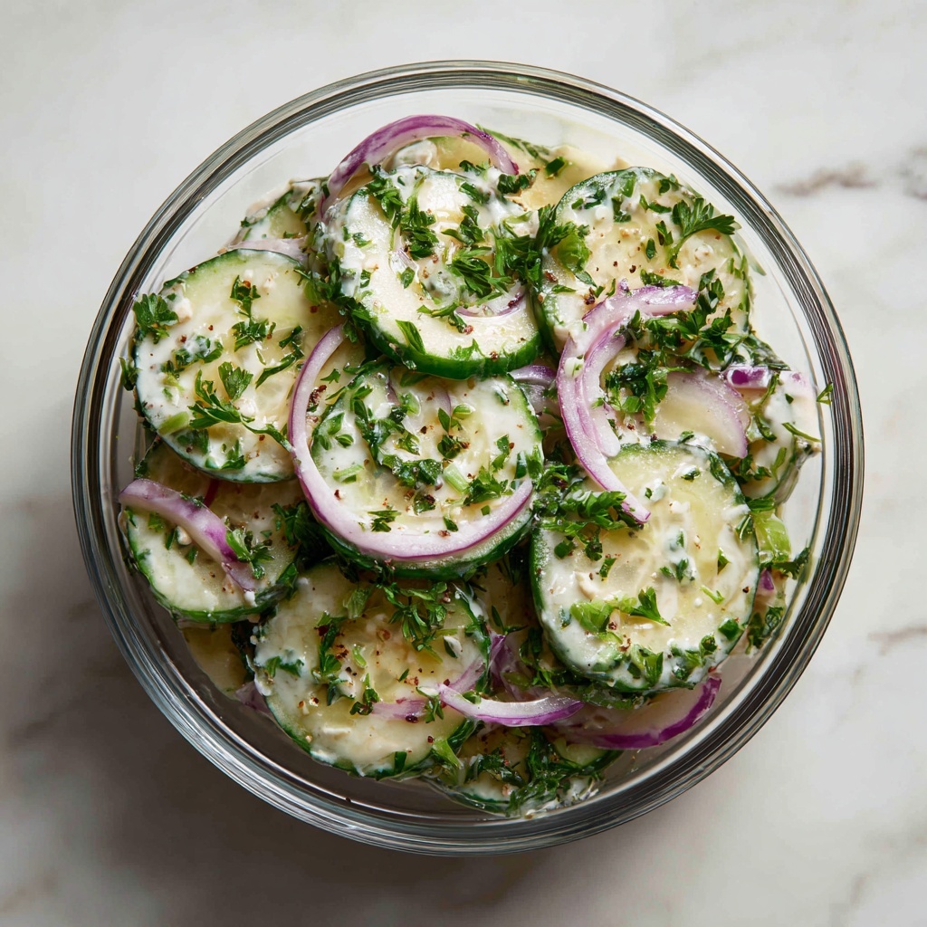 High Protein Cucumber Salad for a Refreshing Meal Boost Recipe - Recipe Image
