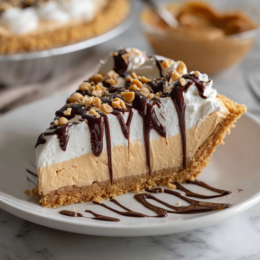 No Bake Peanut Butter Pie Recipe - Recipe Image