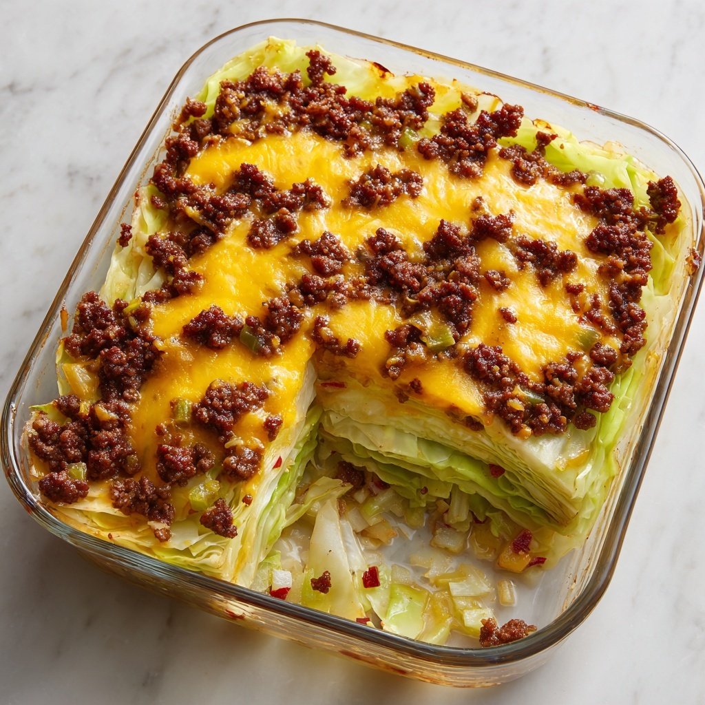 Southern Style Cabbage Beef Bake Recipe - Recipe Image