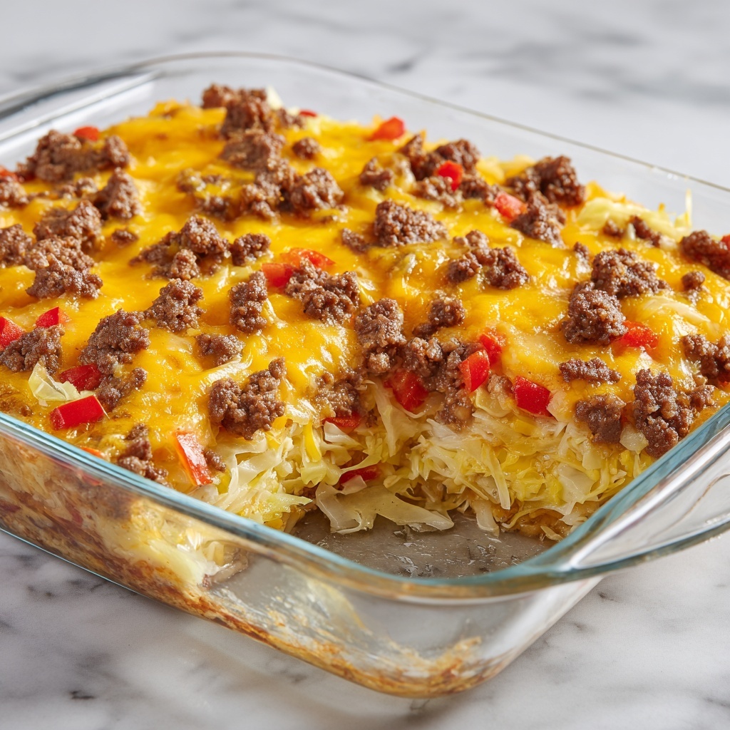 Southern Style Cabbage Beef Bake Recipe - Recipe Image
