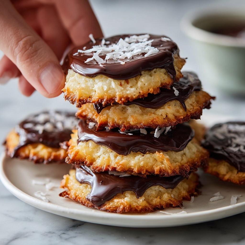 No-Bake Samoa Cookies Recipe - Recipe Image