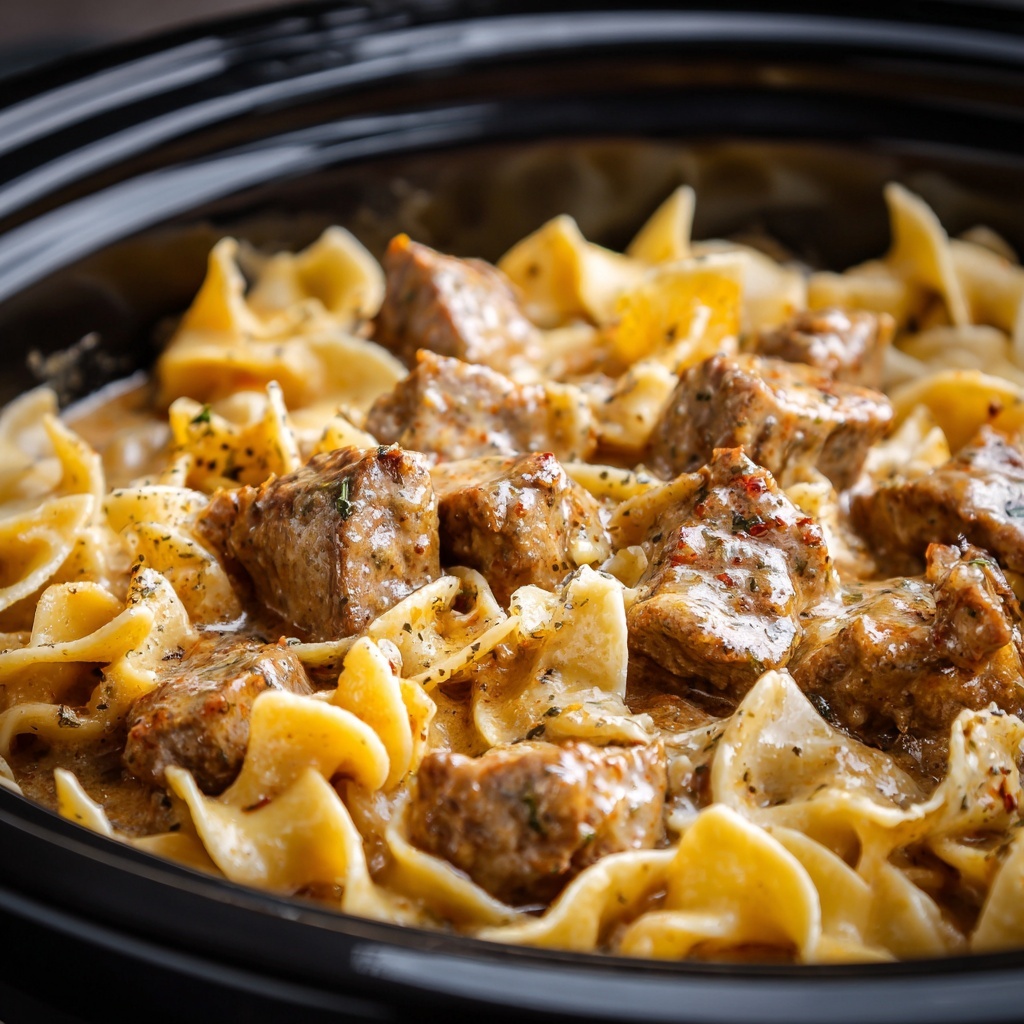 Slow Cooker Beef Stroganoff Recipe - Recipe Image