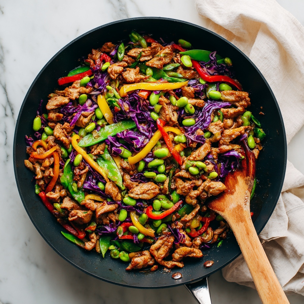 Rainbow Chicken Stir Fry Recipe - Recipe Image