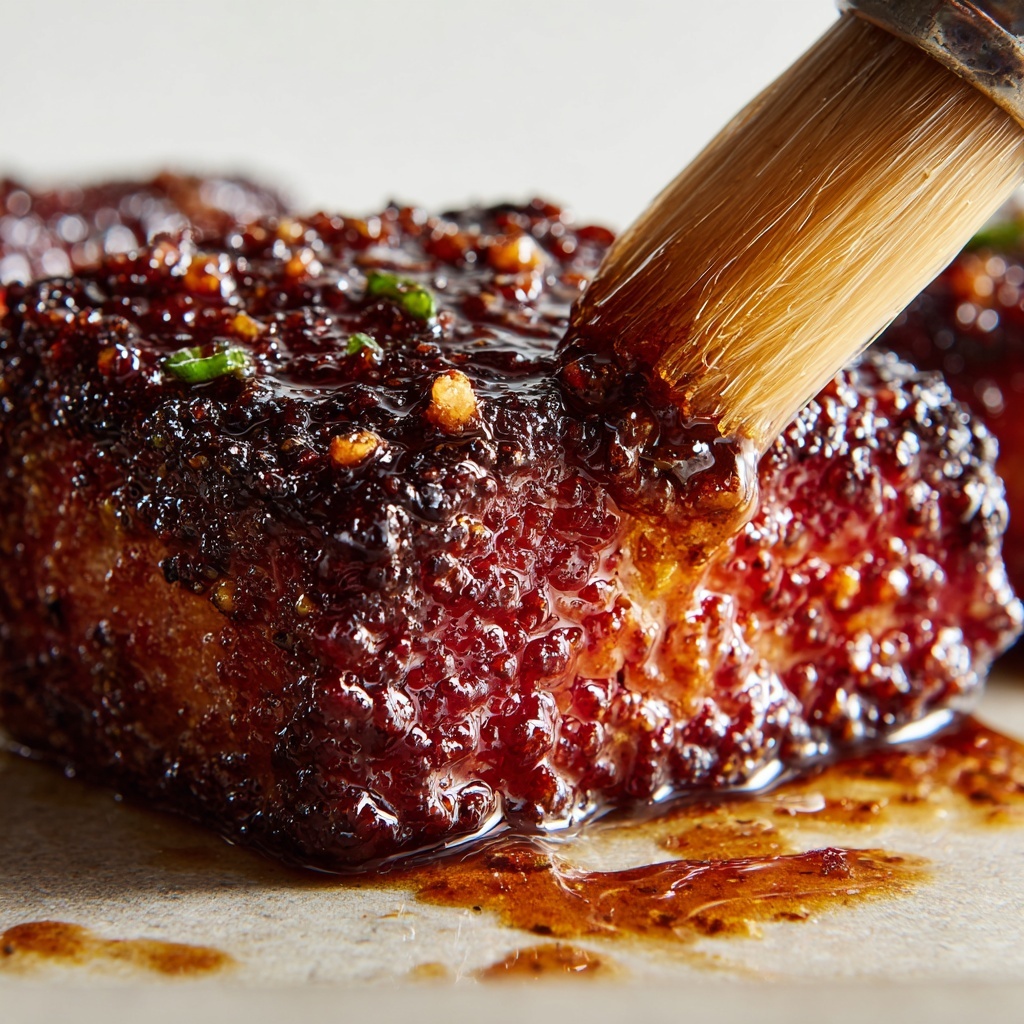 Bacon-Wrapped Pork Loin with Pepper Jelly Glaze Recipe - Recipe Image