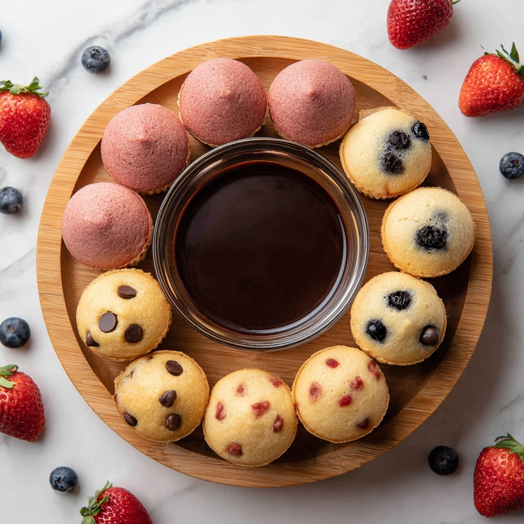 Pancake Muffin Bites with Fresh Fruit and Chocolate Chips Recipe - Recipe Image