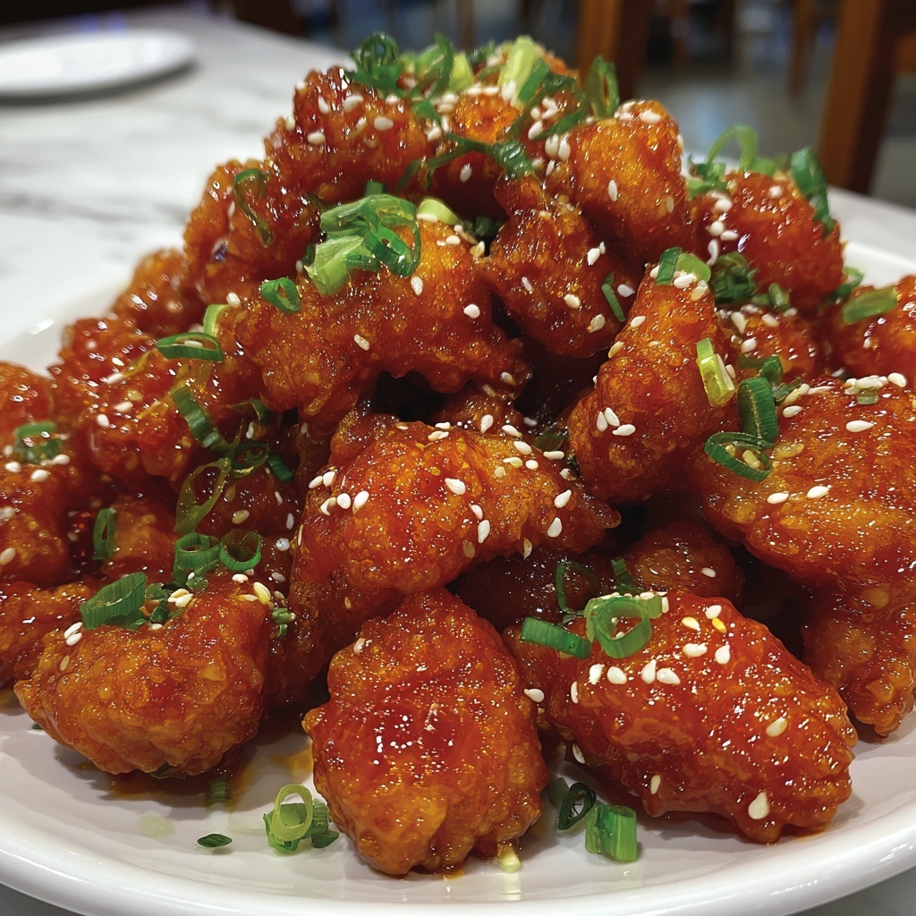 Crispy Chinese Honey Chicken Recipe - Recipe Image