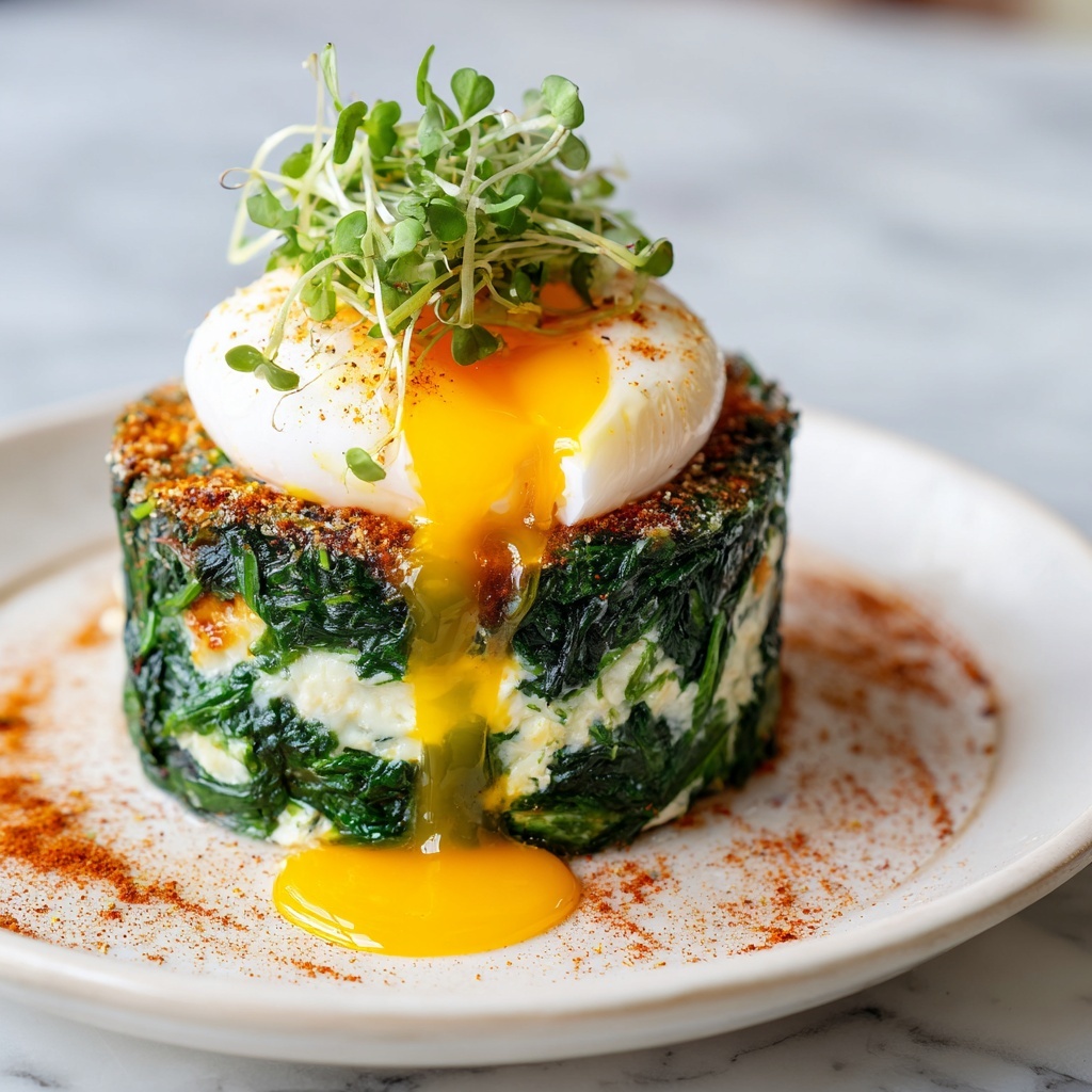 Eggs Napoleon with Avocado, Tomato, and Melted Cheese Recipe - Recipe Image