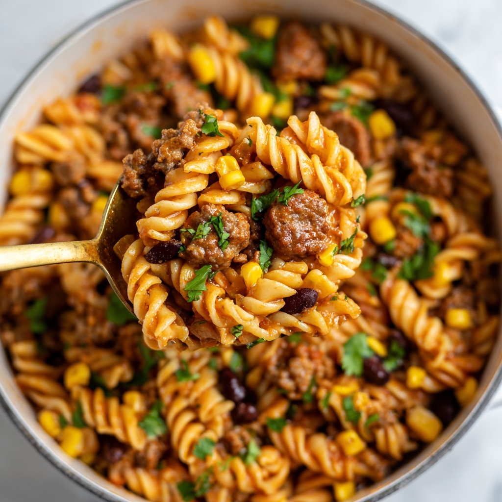 One Pot Mexican Pasta Recipe - Recipe Image