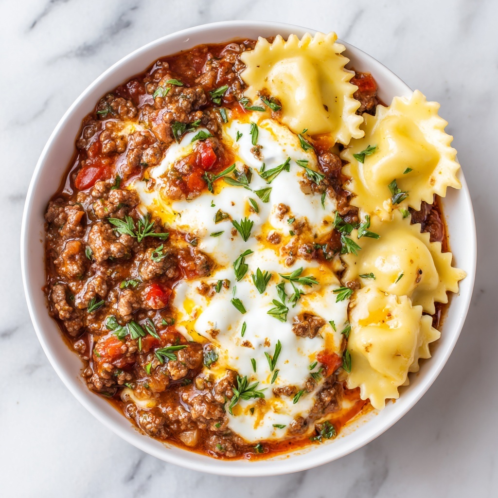 Easy Crockpot Ravioli Lasagna Recipe - Recipe Image